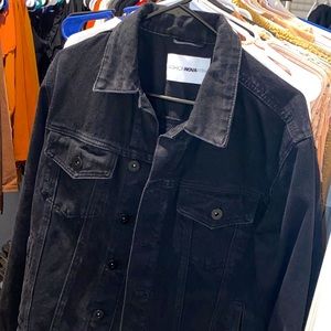 Fashion Nova men’s black denim jacket